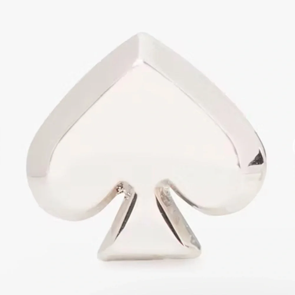 Kate Spade NWT Everyday Spade Metal Studs - Silver